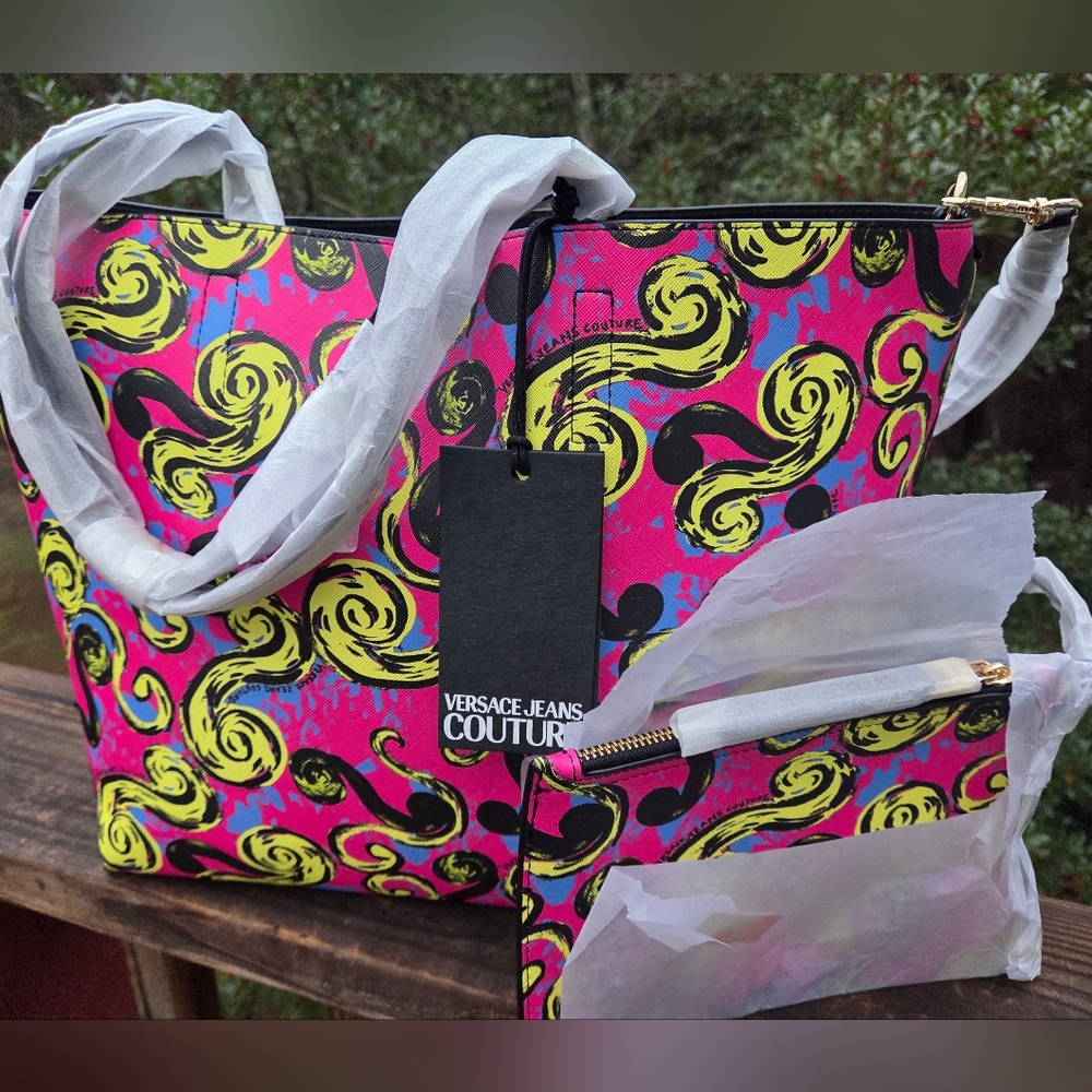 Versace Couture Reversible Vibrant Tote